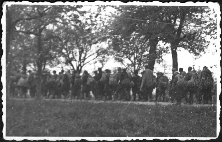 前往毛特豪森的死亡行军，奥地利，1945年